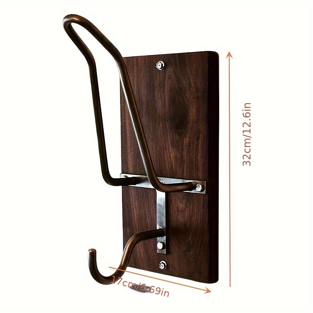 Wooden Helmet Hook Motorcycle Helmet Bracket