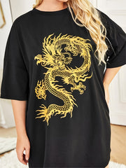  Dragon Graphic Sleep Dress