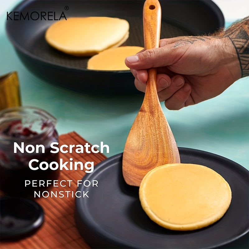 14pcs Wooden Cooking Utensils Set Nonstick Spoons Healthy Kitchen