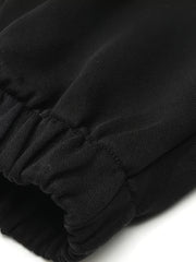 Men's Smiling Face Print Drawstring Sports Trousers