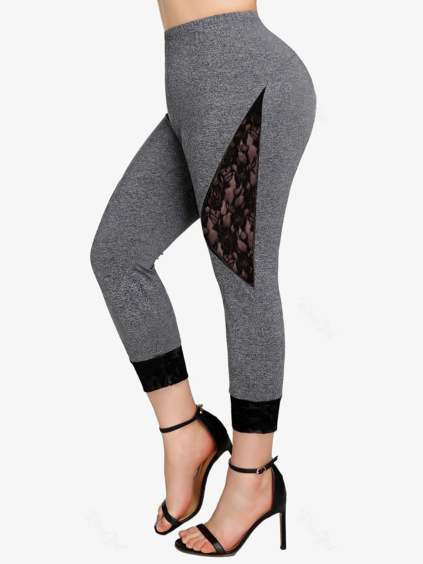  Lace High Rise Skinny Leggings
