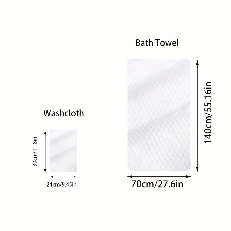 4pcs High Absorption Compressed Towel Set - Ideal for Travel