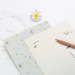 Stationery Writing Paper & Envelopes Set, 6 Letters & 3 Envelopes