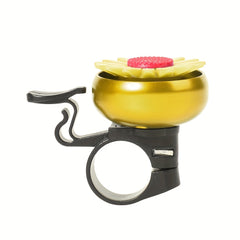 Flower Shape Bicycle Bell Set, Aluminum Alloy Bell