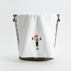 Soft Sweat Absorbent Sports Towel for Fitness Running 35x109cm