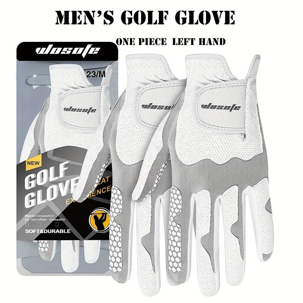 1 Pc Left Hand Golf Gloves Non Slip Breathable Gloves For Golfer