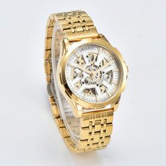 KUERST Men's Steel Strap Wheel-shaped Watch