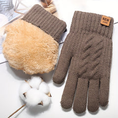 Extra Thick Winter Gloves Touchscreen Double Layered Warmth