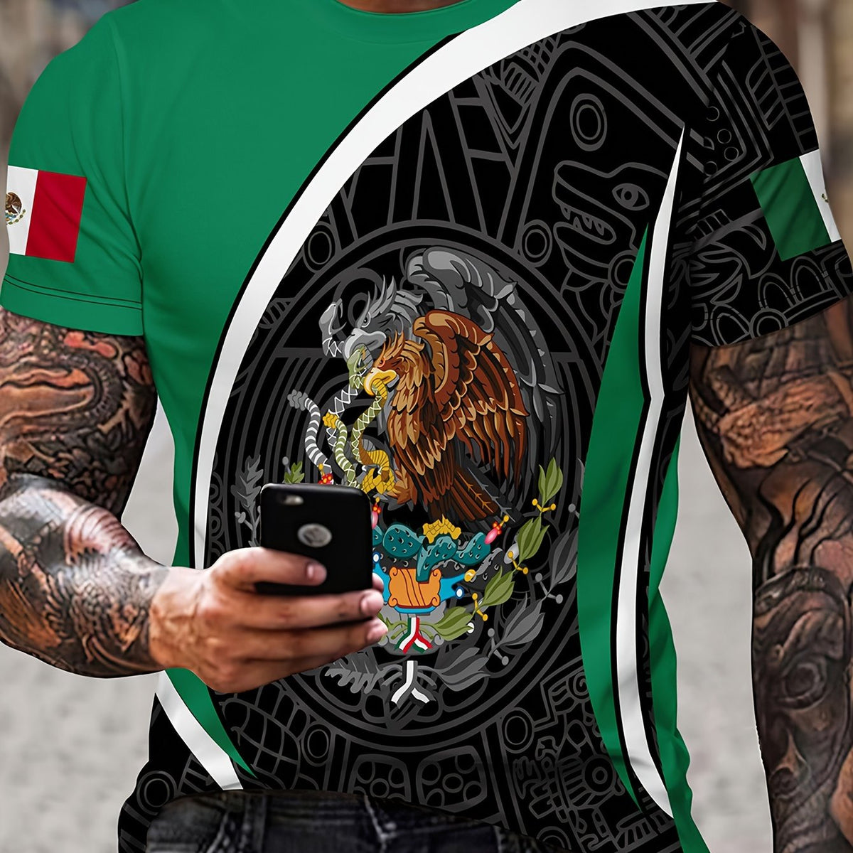 KING Crown Print Men's Short Sleeve T-shirt Autumn Stylish Tees