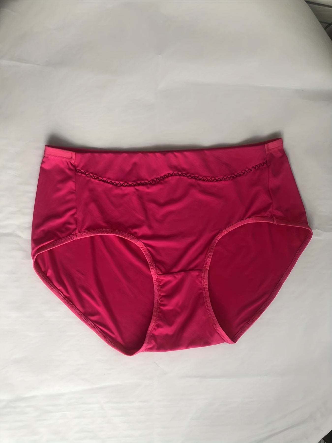3 Pack Plus Size High Waisted Briefs Set - Stretchy Full Panties