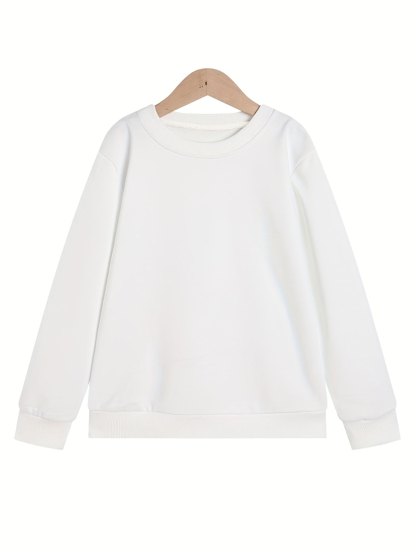 Witch & Pumpkin Girls' Sweatshirt Pullover Long Sleeve Top