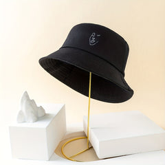 Men's Sunshade Fisherman Hat Printed Face Pattern