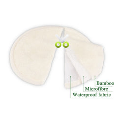 Organic Bamboo Nursing Pads Reusable Washable Breastfeeding Nipple Pad