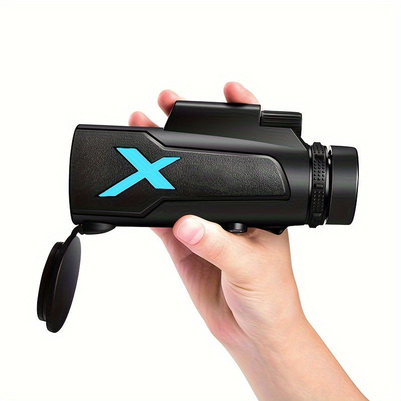 12x50 HD Monocular Telescope with Tripod and Phone Clip