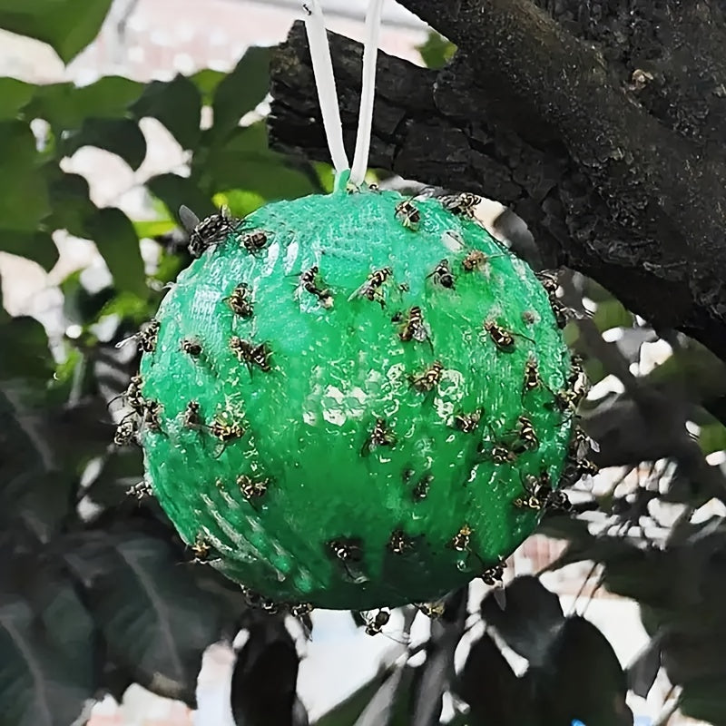 Pumpkin Shape Sticky Fly Trap Ball Outdoor Pest Control
