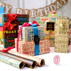 5pcs Christmas Wrapping Paper Birthday Arts Crafts Decorations