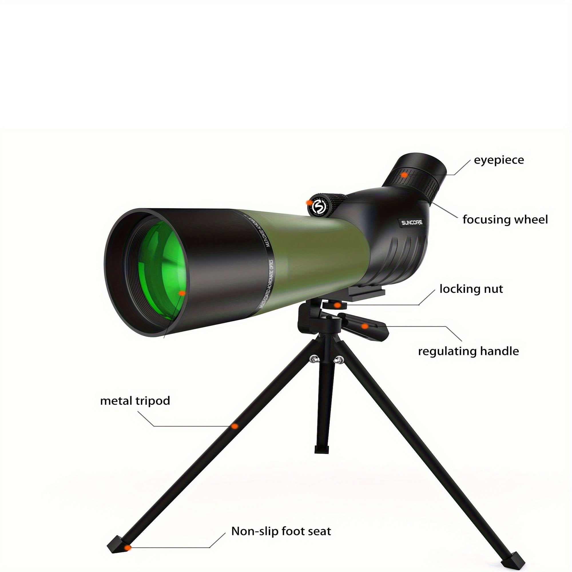 HD Binoculars with Metal Tripod for Bird Watching & Outdoor Adventures
