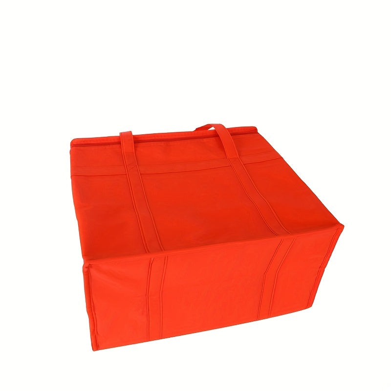 Large Red Insulated Bag Aluminum Foil Cooler Lunch Bag