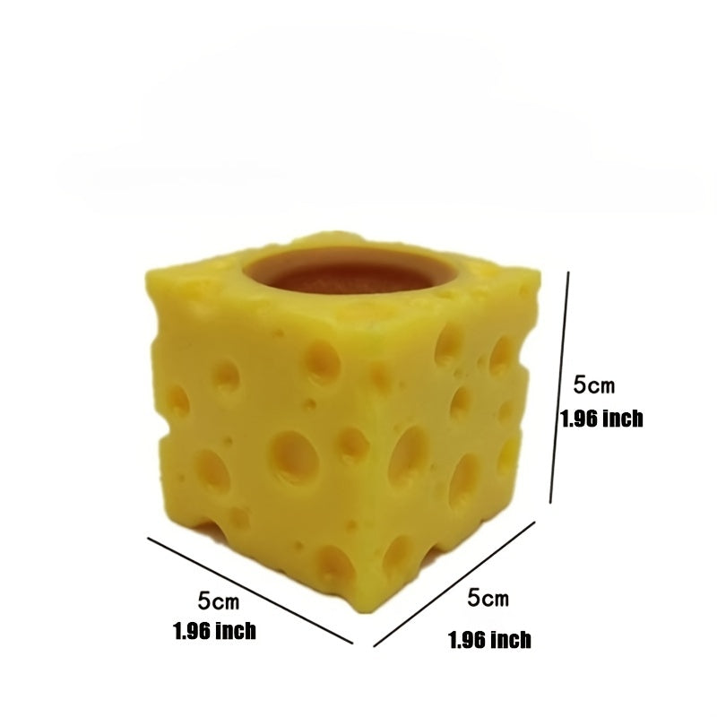 Cheese Mouse Cup Squeeze Toys for Kids