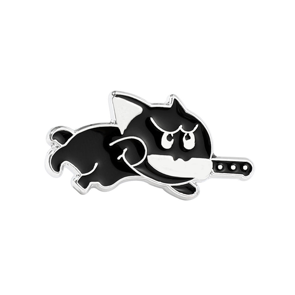 Cute Cat Enamel Kitten Brooch Pin