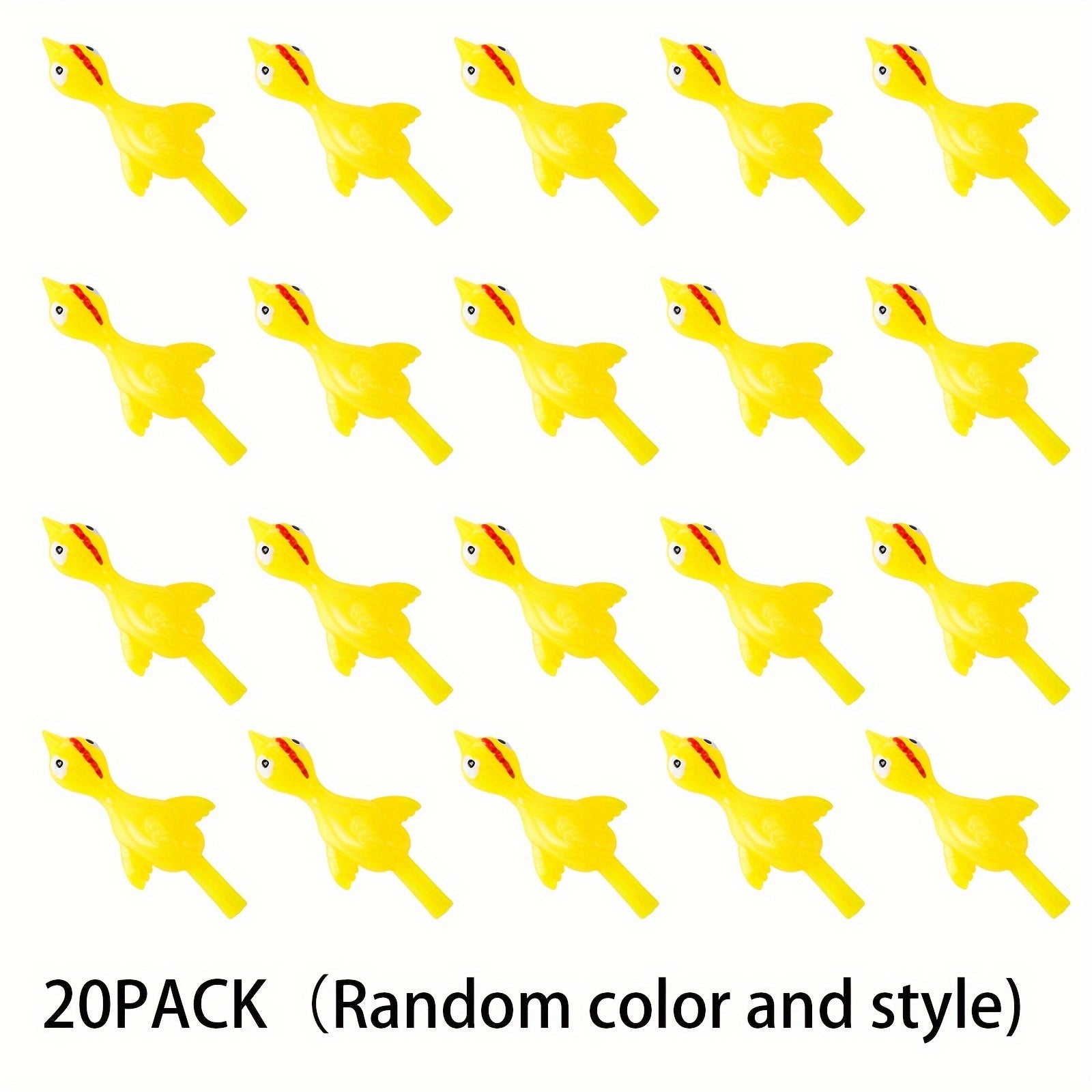 20pcs Ejection Turkey & Chicken Party Toy