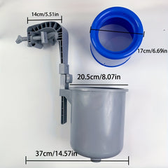 Pool Surface Skimmer Wall Hanging Leaf Collector - Box Pool Cleaning Filtration
