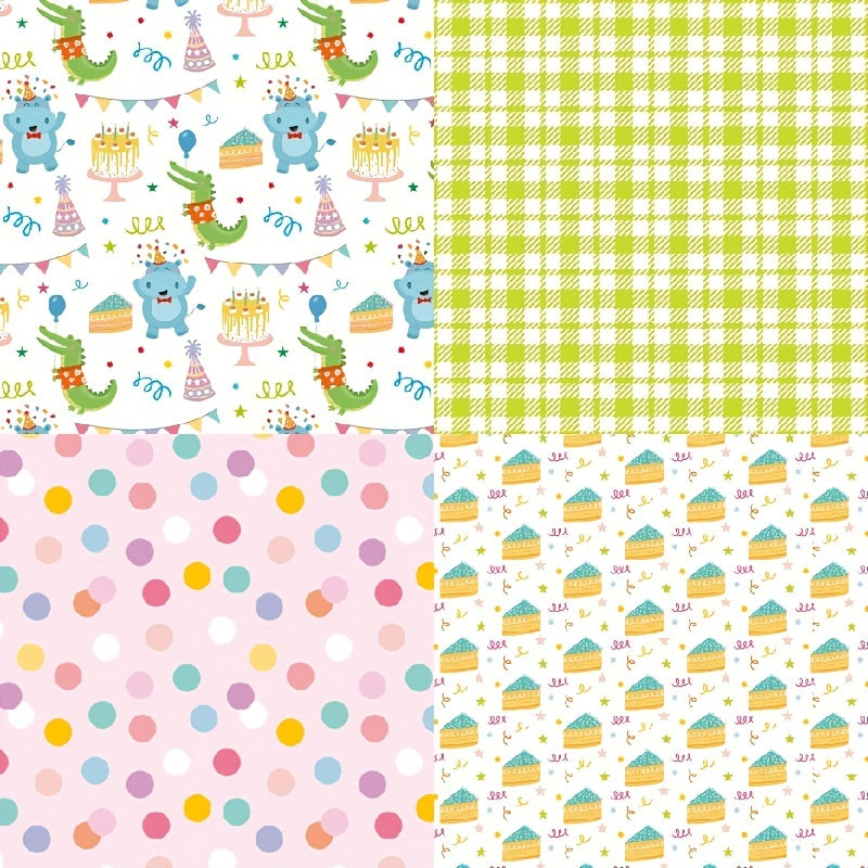 6 Inch Happy Birthday Scrapbook Paper