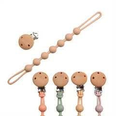 Silicone Pacifier Clip BPA-Free Holder Baby Boy Girl Binky Teether Toy