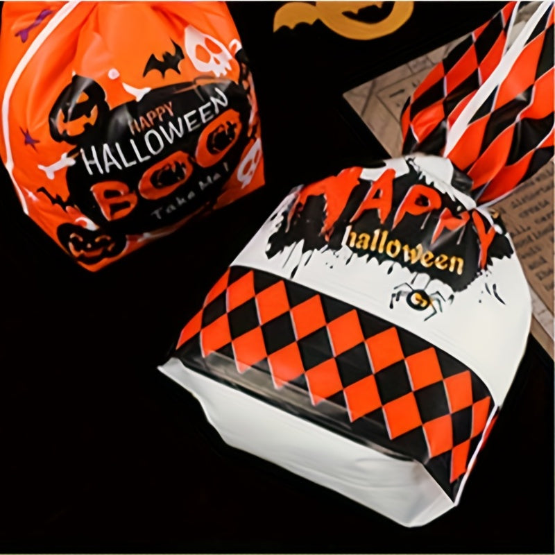 5 Pcs Cartoon Halloween Storage Pouch Candy Bags
