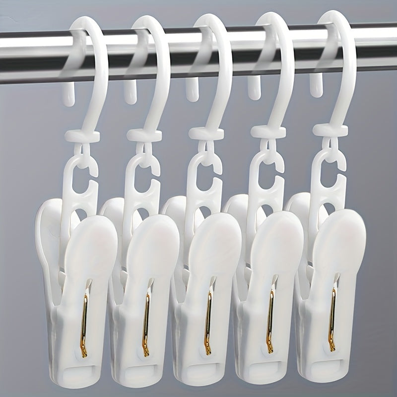 6pcs Windproof Clothes Pegs Drying Clip Travel Towels Hanger Laundry Clip