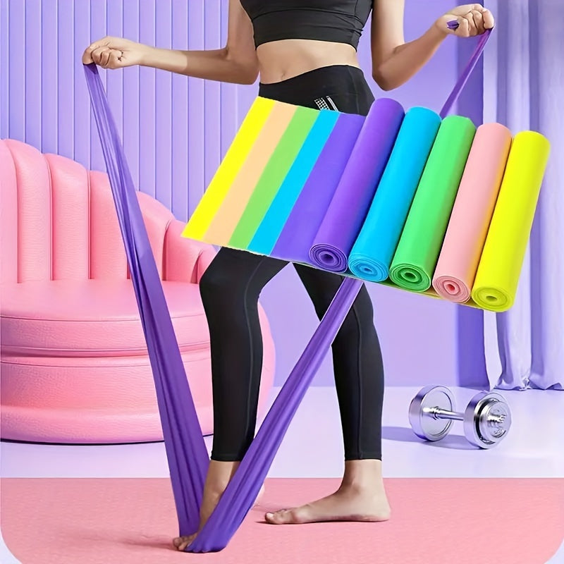Yoga Elastic Resistance Bands Fitness Stretching Tension Bands