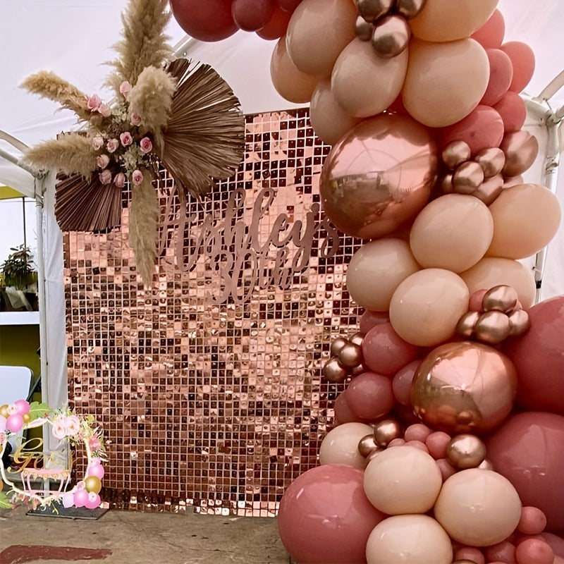Cream Peach Balloon Garland Arch Kit Wedding Birthday Party Decor