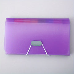 A6 Waterproof File Storage Bag 13 Pockets Organizer for School & Office Supplies