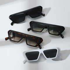 Cat Eye Sunglasses Gradient for Women Men Outdoor Sunshade Square Glasses