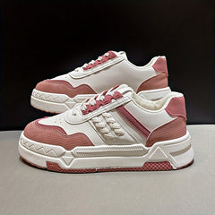 Low Cut Lace Up Skate Shoes Wear Resistance Non Slip Flat Sneakers