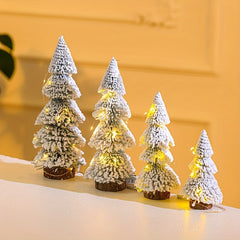 Mini Christmas Trees 14.99 cm with Lights