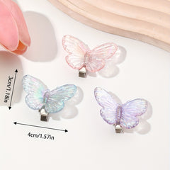 Butterfly Hair Clip Non Slip Side Clip Hair Accessories