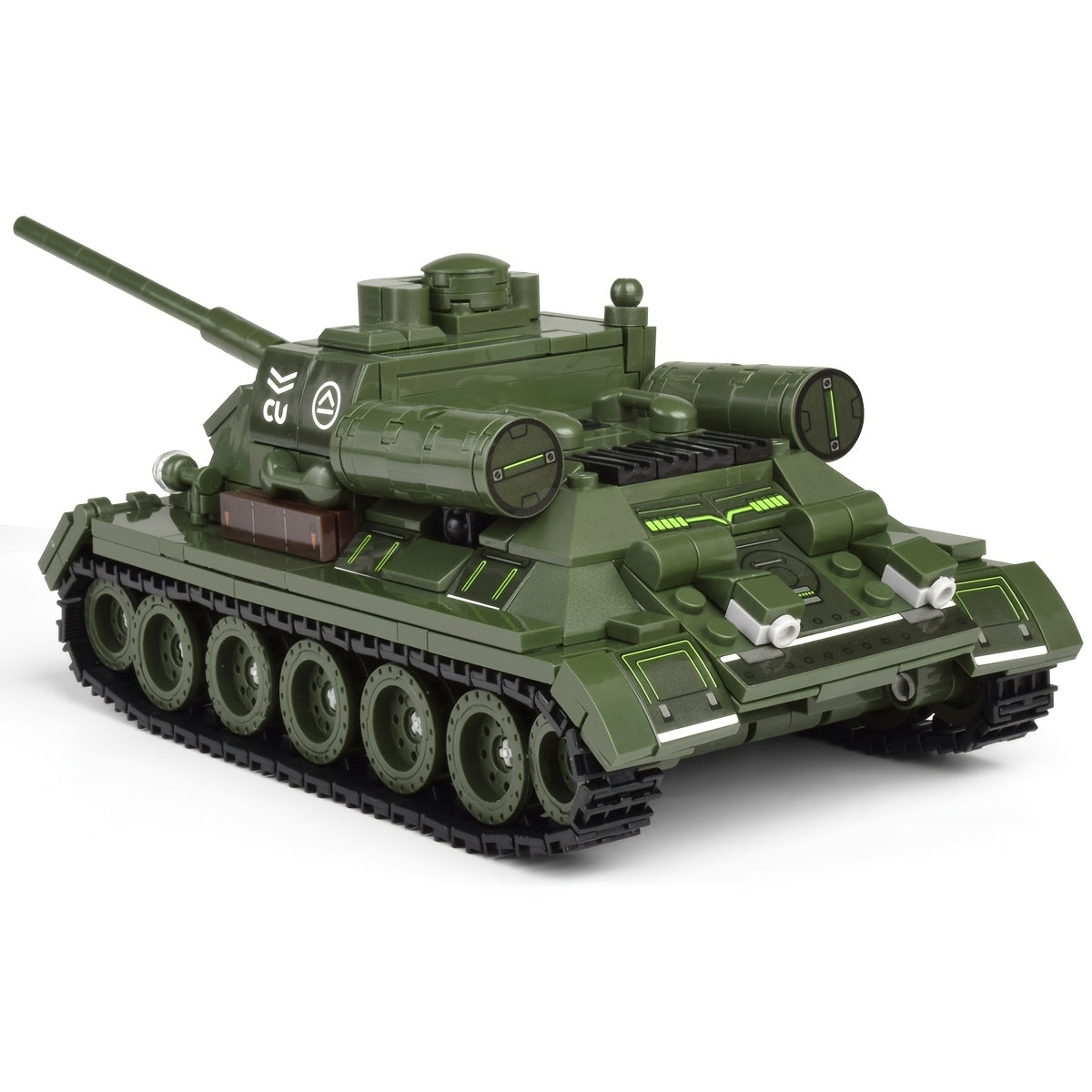552pcs SU 100 Tank Model Building Blocks Set with Weapon Accessories