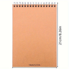 2pcs A5 Coil Blank Notebooks 60 Sheets 120 Pages for Sketches Notes Diaries