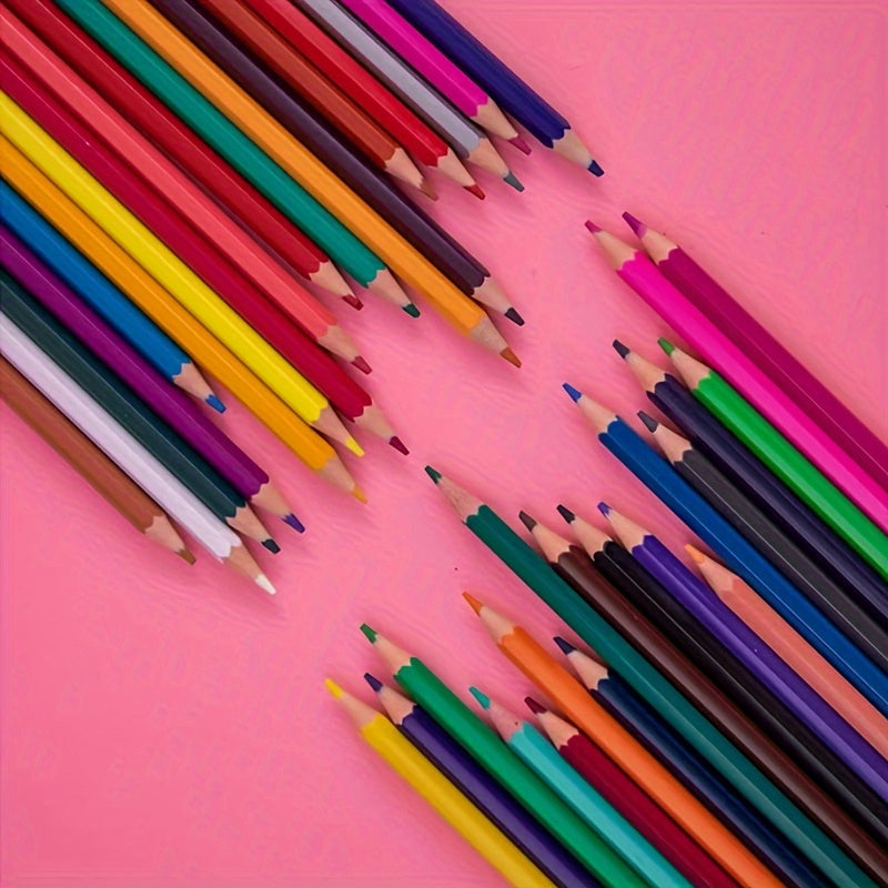 Soft Core Pencil Set - 48 24 12 Bright & Versatile Colors