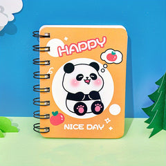 Cartoon Panda Coil Book Portable Pocket Notepad