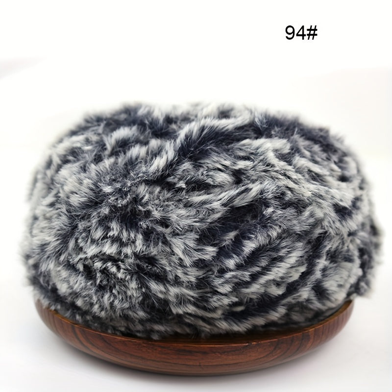 Soft Polyester Feather Fur Yarn for DIY Knitting Crocheting