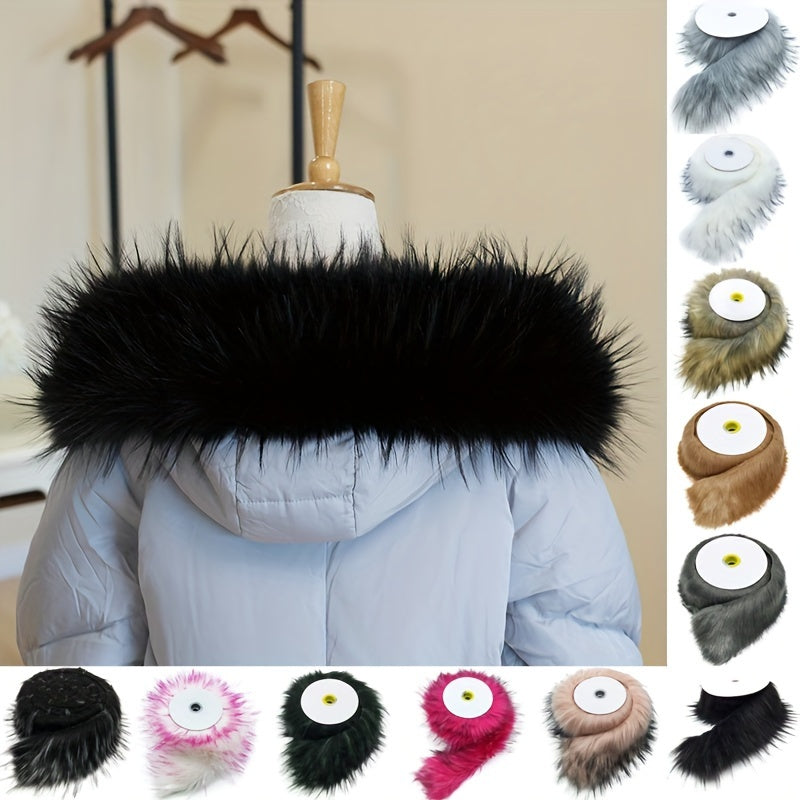 Faux Fur Fox Raccoon Collar Christmas Tree Strip