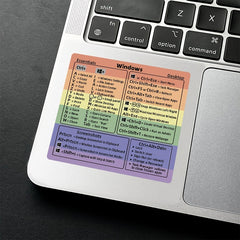 Windows Word Shortcut Sticker 2pcs Set PVC Label Decorative Sticker