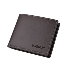 Men's PU Leather Wallet with Card Holder and Slots