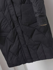 Long Puffer Coat Hooded Winter Jacket Plus Size