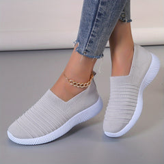 Women's Slip On Casual Sneakers Breathable Outdoor Shoes
