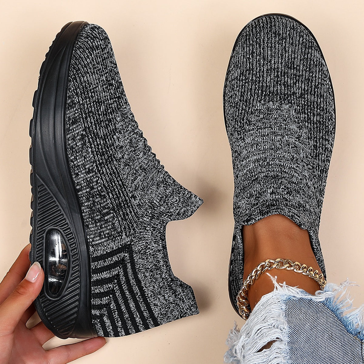 Women's Air Cushion Breathable Slip On Sneakers