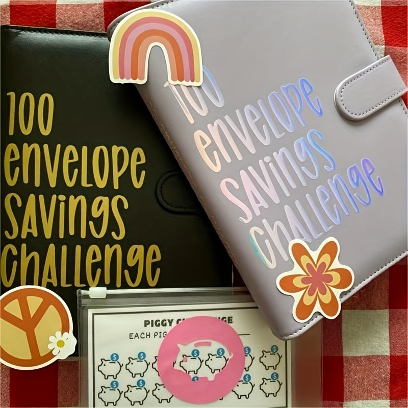 100 Envelope Challenge Binder Savings MoneyChallenges Budget Binder