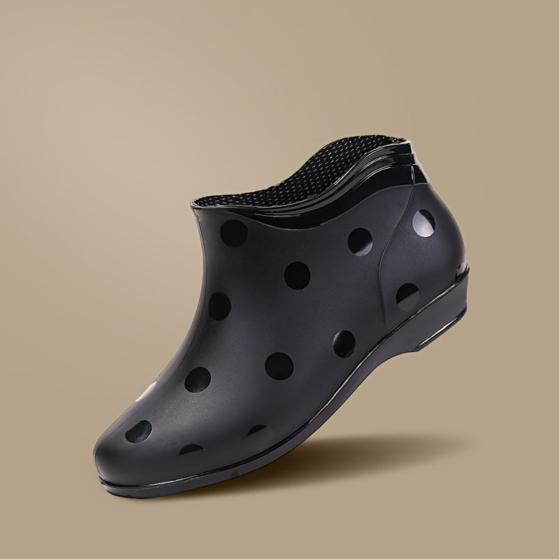 Women's Non-Slip Ankle Rain Boots Waterproof